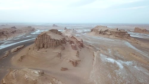 Beautiful nature. Desert. Ecological environment. Global warming. Aerial view. Beautiful landscape.