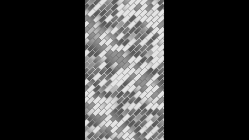 Vertical video moving black and white bricks squares loop animation background
