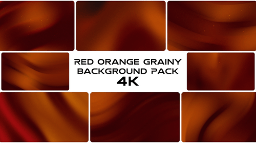 Red-orange grainy gradient background pack in 4K