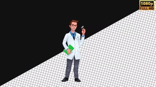 Doctor Character 2D | Alpha Channel