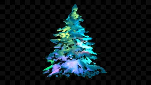 Árbol de Navidad de nieve