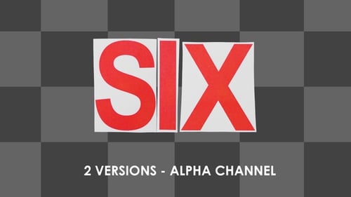 Crumpled Paper Cutout Letters Text Reveal Animation