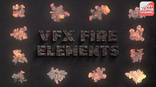VFX Fire Elements | Motion Graphics