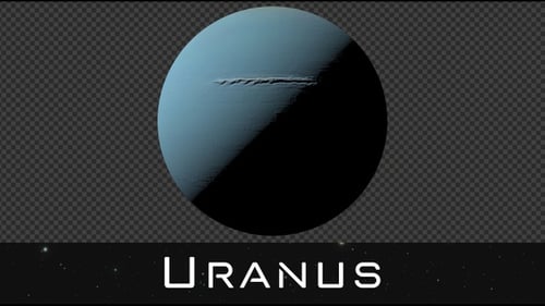 Uranus-Rotationsschleife + Alphakanal