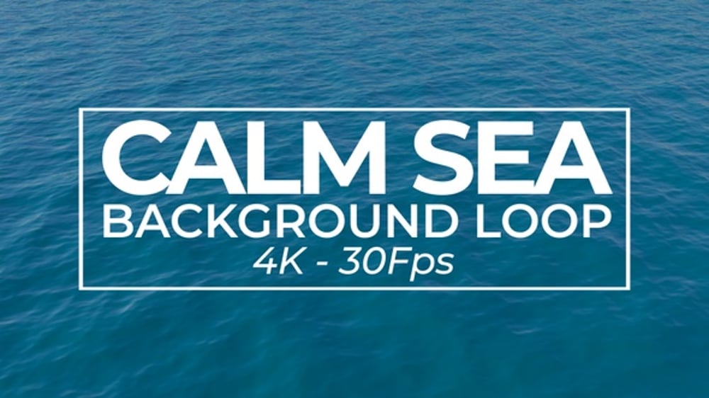 Sea Background Loop, Backgrounds Motion Graphics ft. water & sea - Envato