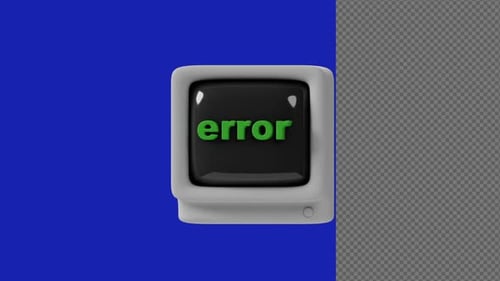 Animação de mensagem de erro