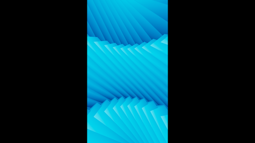 Abstract Blue Wavy Geometric Shapes Digital Motion Background