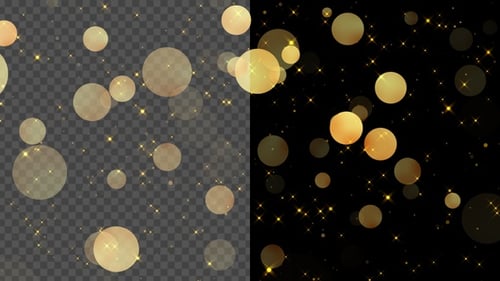 Particules de bokeh à paillettes 4K 2