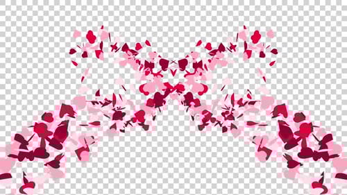 Romantic Heart Particles Reveal Transition