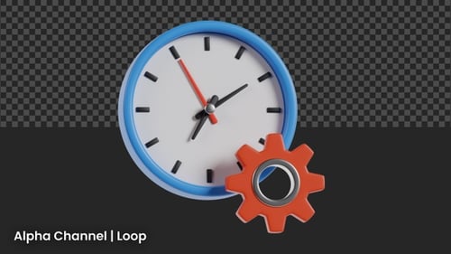 3D Time Management Animation | Alpha Loop