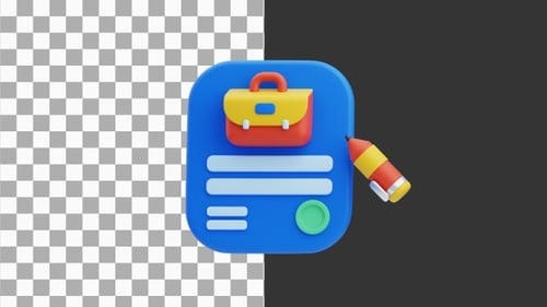 3D Animation of Business Contract Tips for Successful Agreements | Alpha Channel