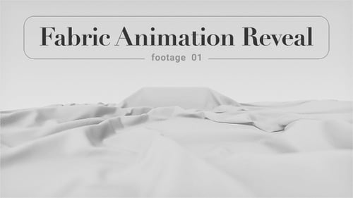 Fabric Animation Reveal Footage 01
