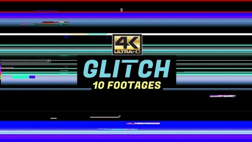 Digital Glitch TV Static and Transition Effects Pack