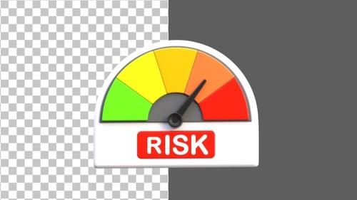 3D Risk Meter | Alpha Channel