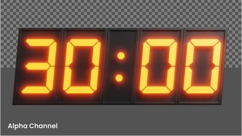 Digital LED Countdown Timer 30 Seconds