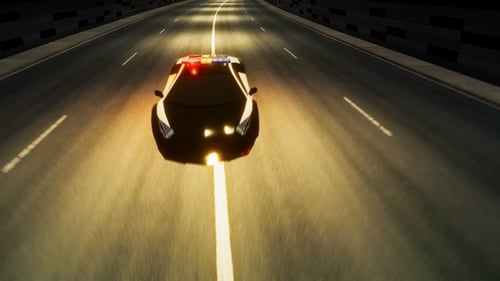 Car Race Animation Video: Street Racing Background Video