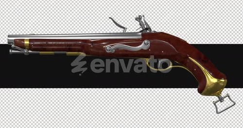 3d Gun Rotating On Alpha Loop