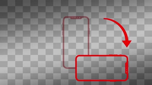 Alpha Mobile Phone Rotation Animation