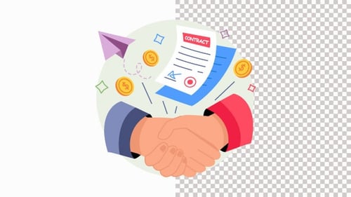 Partnership Animation Alpha Channel