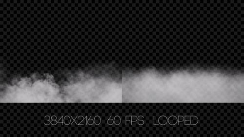 Pack Of Smoke On Alpha Channel