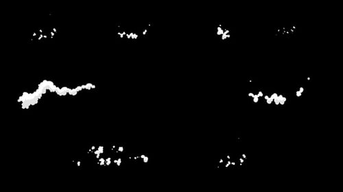 Dynamic Fluid Cartoon Smoke Animation Elements