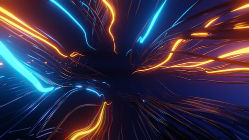 Abstract Tentacle Animation