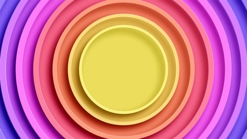 Fondo de círculos de colores