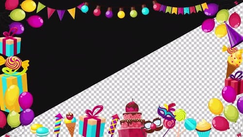 Birthday Frame Cartoon | Alpha