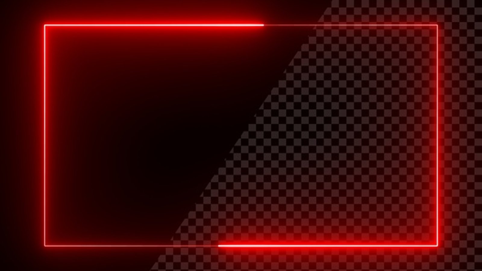 Red Neon Frame Loop, Elements Motion Graphics ft. frame neon & neon ...