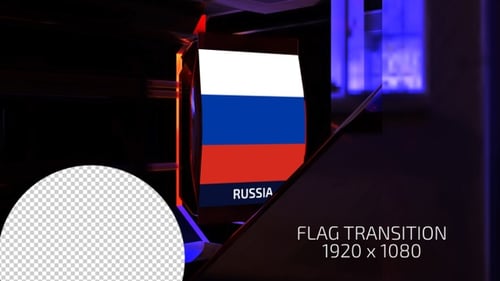 Russia Flag Transition