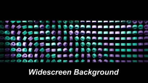 Green And Purple Geometric Pattern Presentation Widescreen Background