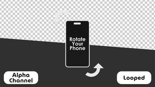 Gire a animação de instruções do seu telefone | Alpha Channel