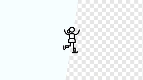 Ice Skating Icon Animation