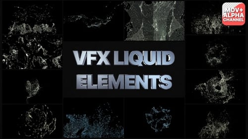 VFX Liquid Elements Pack | Bewegte Grafiken