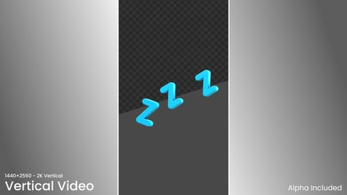 3D Sleep | Alpha Channel