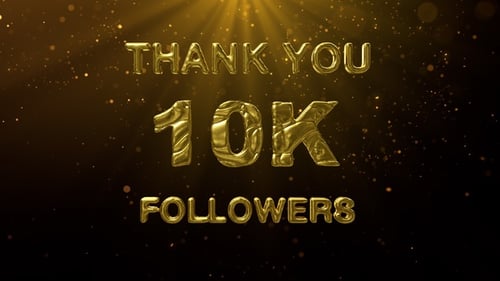 10K Followers Celebration Greeting