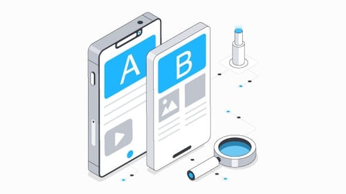 AB Testing Isometric Animation Alpha Channel