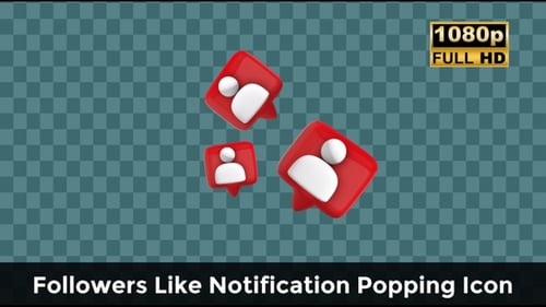 Animated 3D User Profile Icons Reveal