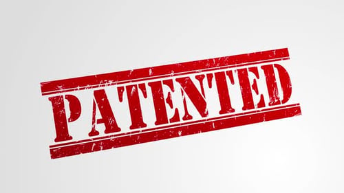 Patentierter Stempel