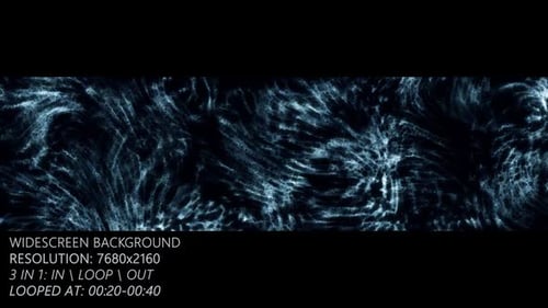 Blue Turbulence Particles Widescreen Background