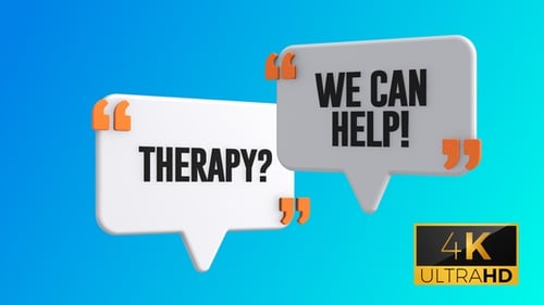 Modern 3D Quote Speech Bubble Text Reveal Animation