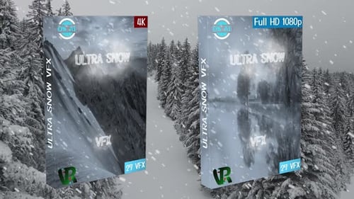 Realistic Snowfall and Wind Effects VFX Pack