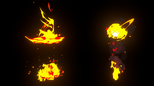 Fire Effects VFX Pack with Alpha Channel