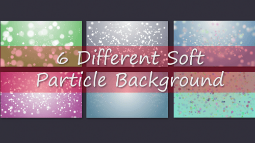 Animated Soft Light Particle Backgrounds Collection