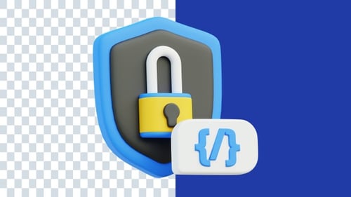 3D-Animationen zur Cybersicherheit | Alpha Channel