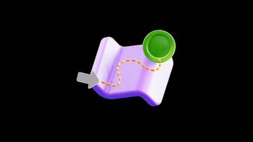 Investment Roadmap Financial Steps Animation