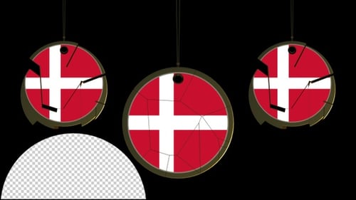 Icône du drapeau du Danemark