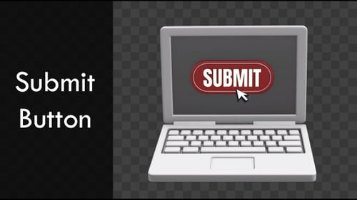 Submit Button | Submit Button Pressing In The Laptop Screen