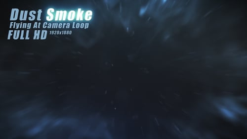 Dust Smoke Flying At Camera Loop