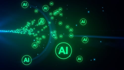 Ai Icons Flying Mint Green